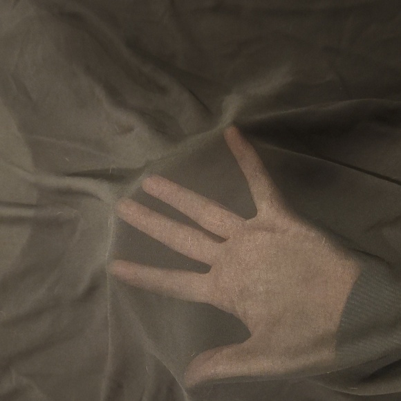 Forever 21 Black High-low 3/4 Long Sleeve Top Size M! - Picture 7 of 7